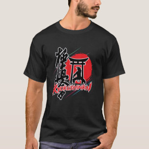 Camiseta Tipografia Japonesa Karate Kyokushin