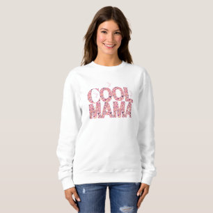 Camiseta Tipografia Legal Mãe Corações Flutuantes Bonitos