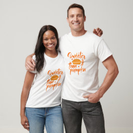 Camiseta Tipografia Mais Doce Que Torta De Abóbora