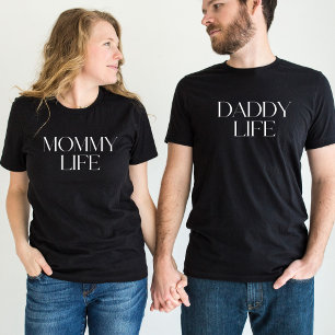 Camiseta Tipografia Moderna e Clássica Daddy Life Masculino