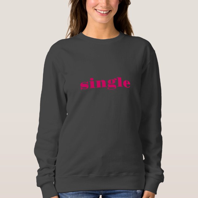 Camiseta Tipografia moderna rosa-solteiro belíssima (Frente)