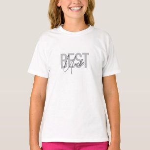 Camiseta Tipografia moderna, simples e legal de Melhor Tio