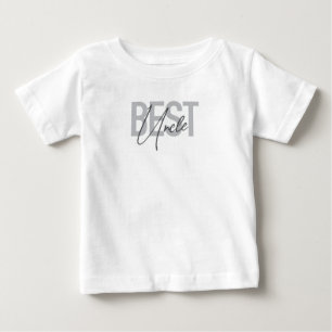 Camiseta Tipografia moderna, simples e legal do Melhor Tio