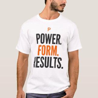 Camiseta Tipografia Motivacional de Academia com Resultados