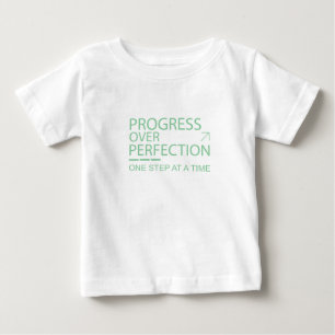 Camiseta Tipografia Motivacional Progresso Supera a Perfeiç