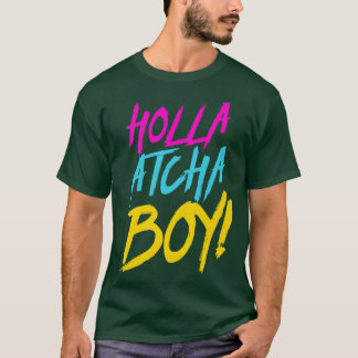 Camiseta Tipografia Negra de Holla Atcha Boy