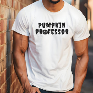Camiseta Tipografia negra do Professor Pumpkin