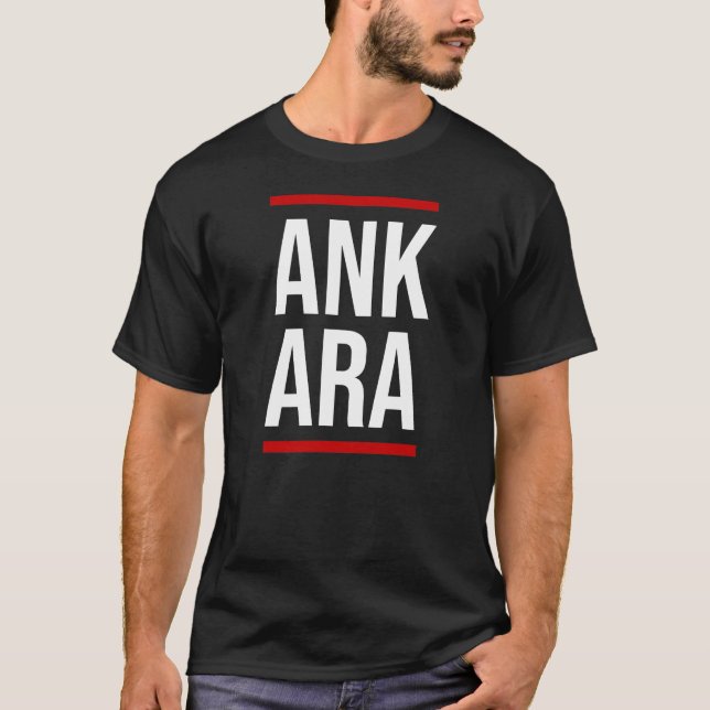 Camiseta Tipografia Negrito Bloco de Ancara (Frente)
