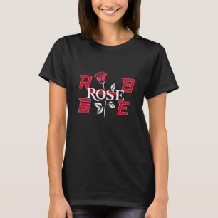 Camiseta Tipografia Ousada Rosa Estilo de Rua