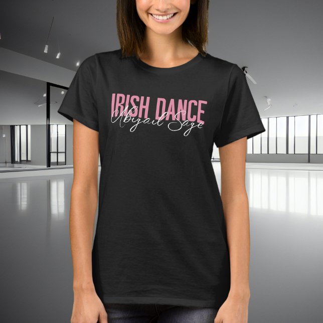 Camiseta Tipografia Personalizada da Trendy Irish Dance (Criador carregado)
