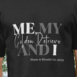 Camiseta Tipografia Personalizada Dono de Cachorro Estabele