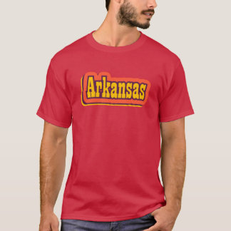 Camiseta Tipografia Retro Arkanzas Estado da América Oversi