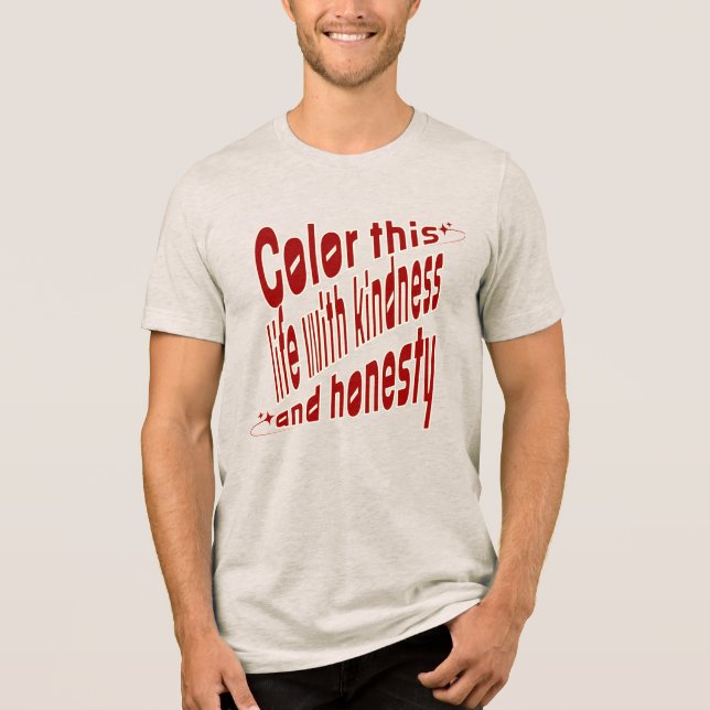 Camiseta Tipografia Retro Inspiradora (Frente)