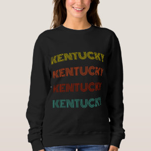 Camiseta Tipografia Retro Kentucky Estado Americano