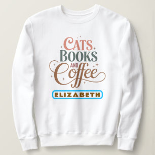 Camiseta Tipografia Retroativa Elegante   Livros de gatos e