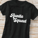 Camiseta Tipografia Retrográfica Simples Do Esquadrão Da Ti<br><div class="desc">Este design simples e vintage é composto por tipografia de script lúdico.</div>