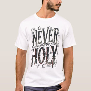 Camiseta Tipografia Sagrada Nunca Angustiada