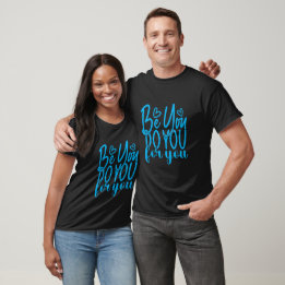 Camiseta Tipografia Seja Você Faça Você Para Você