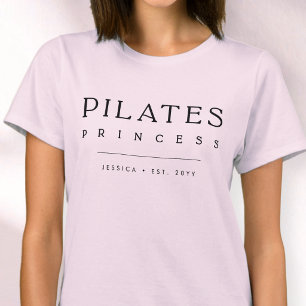 Camiseta Típografia Simples Personalizada Princesa de Pilat