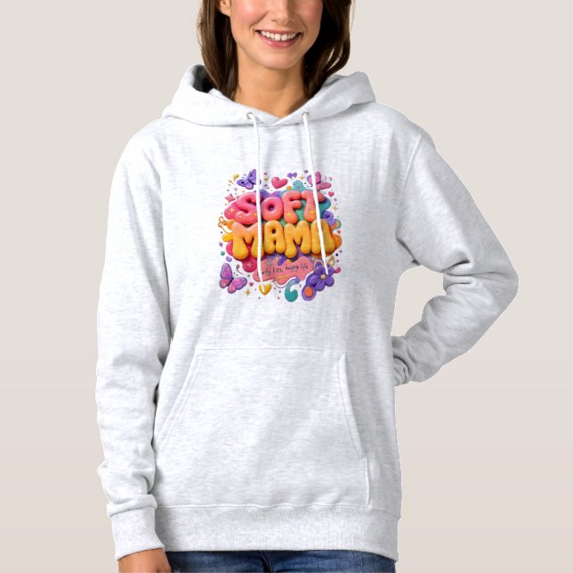 Camiseta Tipografia Soft Mama Kawaii (Frente)