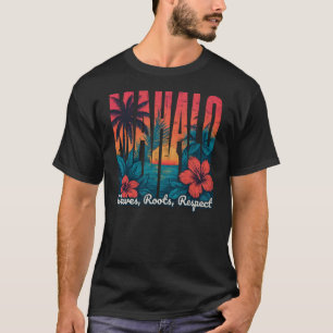 Camiseta Tipografia Sunset MAHALO - Arte Costeira