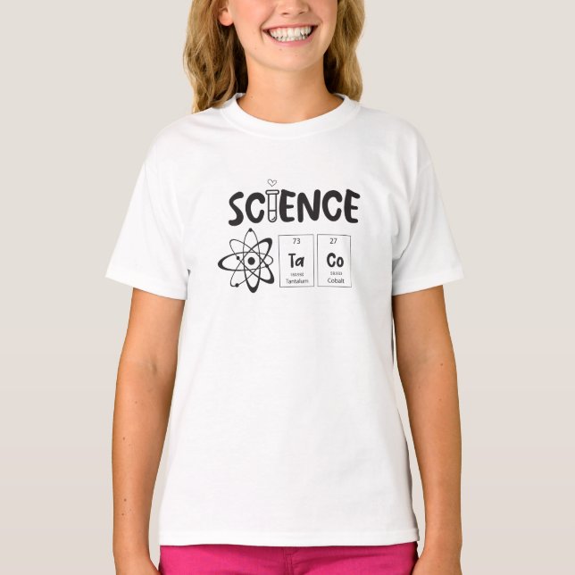 Camiseta Tipografia TaCo da Ciência Divertida (Frente)