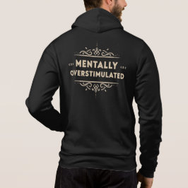 Camiseta Tipografia Vintage Mentalmente Superestimulada