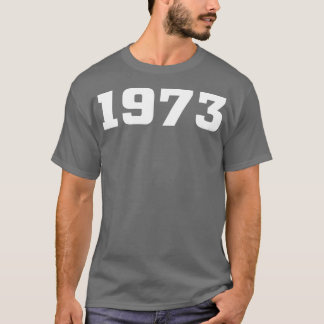 Camiseta Tipografia Vintage Year 1973
