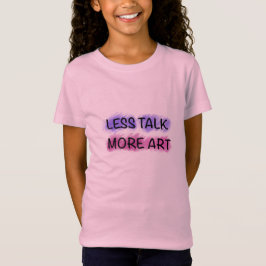 Camiseta Típográfica Fofo para Crianças Menos Conv