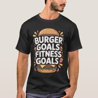 Camiseta Tipográfica Metas de Hambúrguer Metas de 