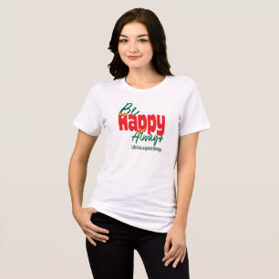 Camiseta Tipográfica Motivacional A Vida É Boa