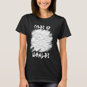 Camiseta Tipos de baleias de baleia Espécies Biologia Longa