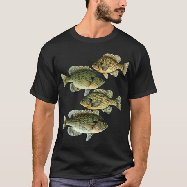 Camiseta Tipos de Bluegill (Frente)