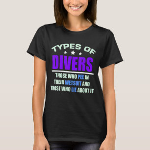 Camiseta Tipos De Canais Aqua Pun Snorkeling Marine F