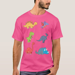 Camiseta Tipos De Identificação Dino De Dinossauros - Swee