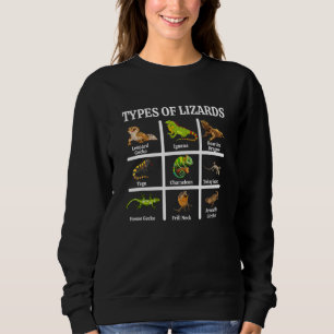 Camiseta Tipos de Lizard Reptiles Leopard Gecko