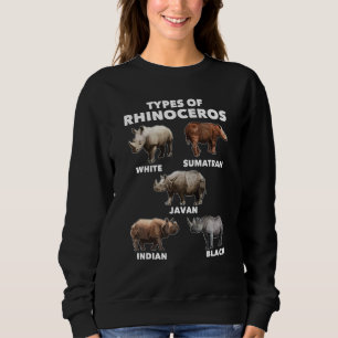 Camiseta Tipos De Rinocerontes - Rinoceroneiro Safari