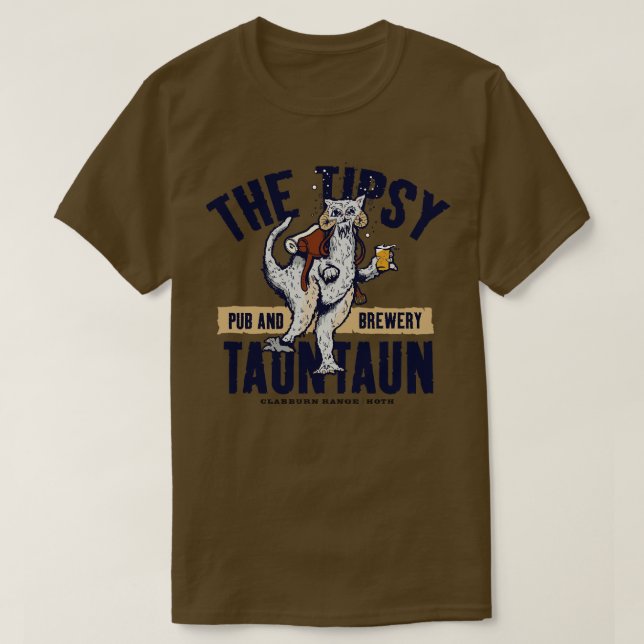 Camiseta Tipsy Tauntaun (Frente do Design)