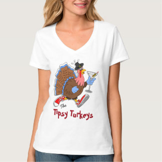 Camiseta Tipsy Turkey (Martini) - Execução Postada