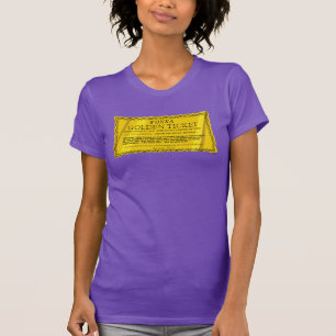 Camiseta Tíquete do Ouro Willy Wonka
