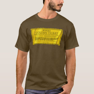 Camiseta Tíquete do Ouro Willy Wonka