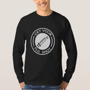 Camiseta Tira A Gripe. Linda Enfermeira E Va Útil