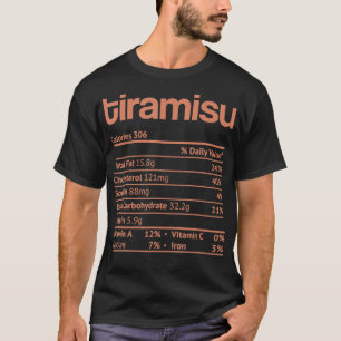 Camiseta Tiramisu Nutrição Fala Engraçado Cristo de Ação de