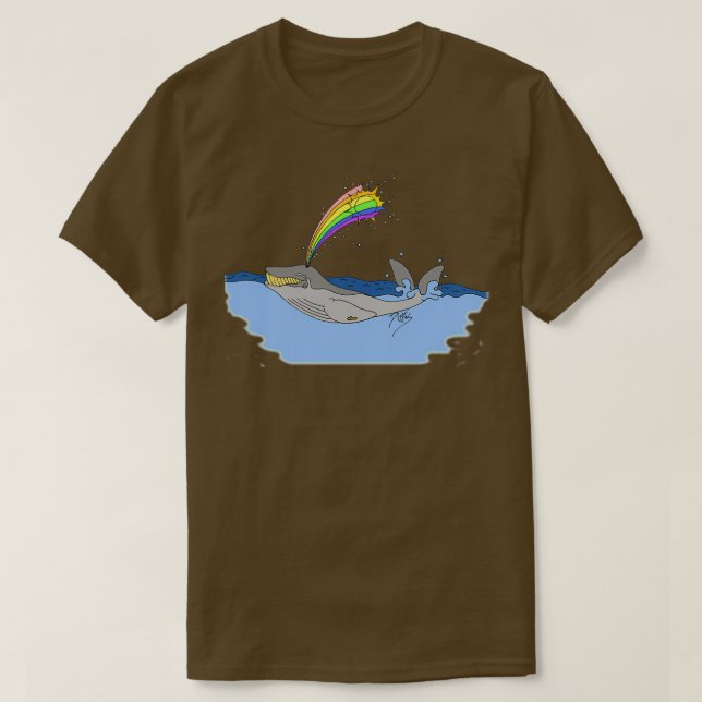 Camiseta Tirando os arco-íris do seu buraco (Frente do Design)