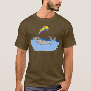 Camiseta Tirando os arco-íris do seu buraco