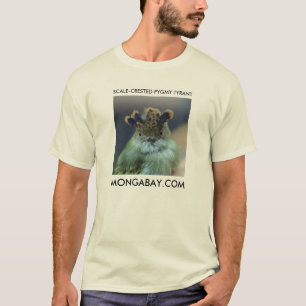 Camiseta Tirano Escala-Com crista do pigmeu - MONGABAY