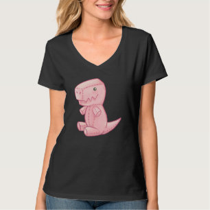 Camiseta Tiranossauro Rex Toy Dinossauro de Plush Cujo Ping