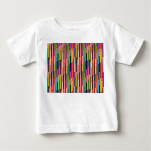 Camiseta Tiras Coloridas Finas