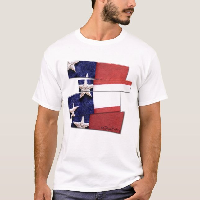 Camiseta tiras de 6x6 EUA (Frente)