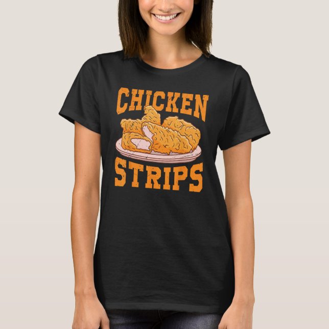 Camiseta Tiras de Frango - Dono de Restaurante Engraçado -  (Frente)